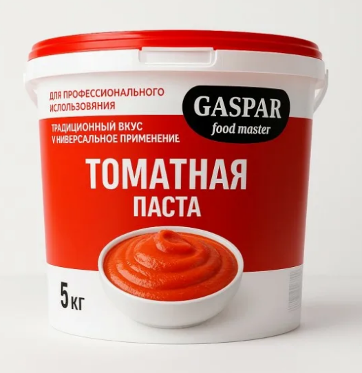 Томатная паста GASPAR food master, ведро 5кг