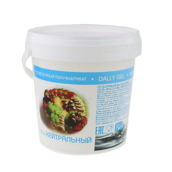 Гель для декорирования кондитерских изделий "DALLY GEL" нейтральный 5кг.