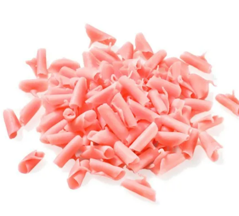 Глазурь (цветная) Завитки розовые Callebaut Strawberry Blossoms (1кг.х4шт.) CHF-BS-9STRE0-07B