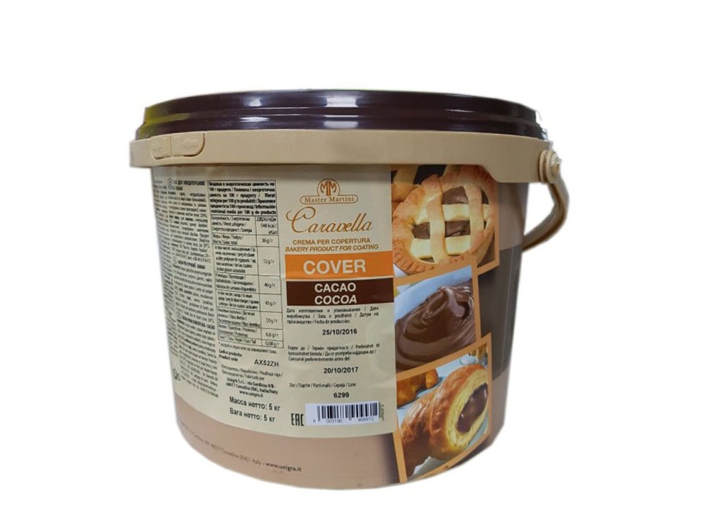 Конд.полуфабрикат: отделка и начинка "Delice Cover Cocoa (Делис Ковер Кокоа)" 5кг