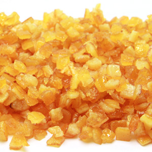 Апельсин. корочка засахар. кубик 6*6мм  Амброзио (короб 10кг.) 84030