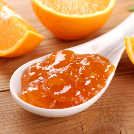 Начинка термостабильная гомогенная "ДэллиФрут" с ароматом апельсина, 5кг.