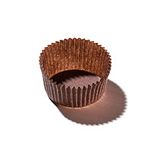 Капсула бумаж.круглая № 5 коричневая (короб 2000шт.) 60842