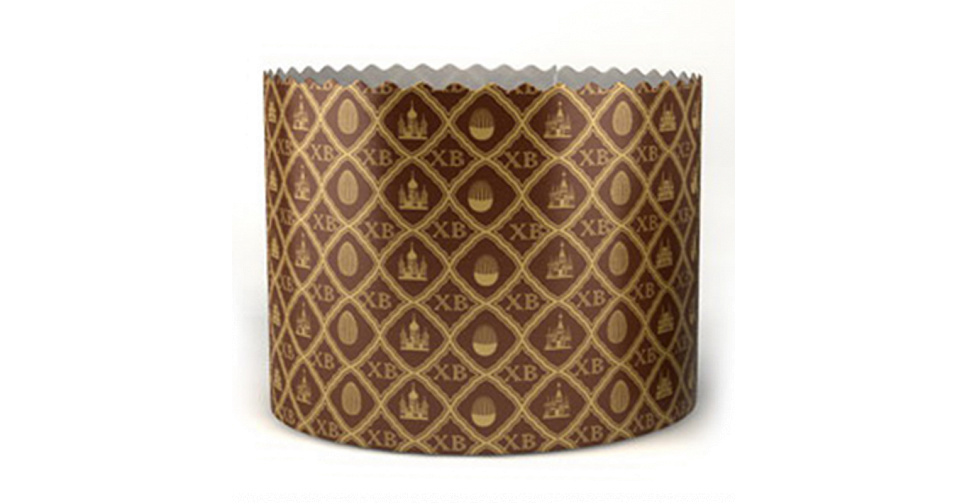 Форма бумаж.КУЛИЧ 70/60 ХВ белый PA7060PEGW/2_R (короб 2000шт.) 100шт/туба