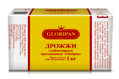 Дрожжи прессованные Gloripan, 1кг, Липецк