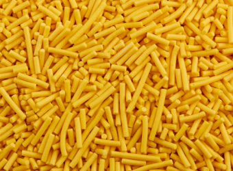 Посыпка декоративная Профи-декор вермишель цветная (желтая) 4кг/кор.