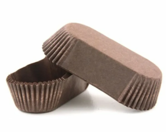 Форма бумажная ЭТУАЛЬ 44/30 коричневая (пакет 3960 шт.) 60786