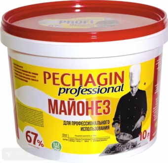 _Майонез Pechagin Professional "Profi" 67% ведро 10 л