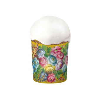 Форма бум.для кулича d70*h85мм Жостово(2400шт)   PRE7085GO 120шт/туба