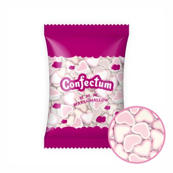 Зефир жевательный "Confectum Hearts" 600гр.