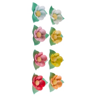 Вафельные КУВШИНКИ на трилистн. микс 4,5см ip8835