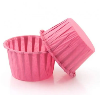 Форма бумажная МАФФИН розовый d50х40мм. 36675
