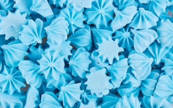 Фигурки  сахарные Мини-Безе голубые 250г tp63308