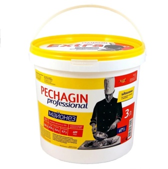 Майонез Pechagin Professional Profi 67%, ведро 3л