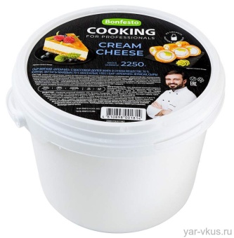Сыр мягкий CooKing Кремчиз с массовой долей жира в сухом веществе 70 %, CooKing, полимерное ведро с крышкой