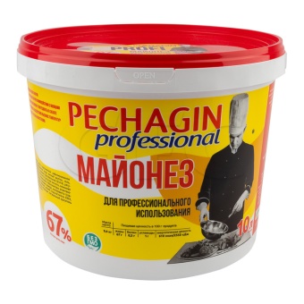 Майонез Pechagin Professional Profi 67%, ведро 10л