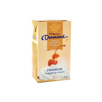 Крем растительно-жировой для взбивания "Соблазн Diamond"с м.д.ж. не менее 26%, 1л
