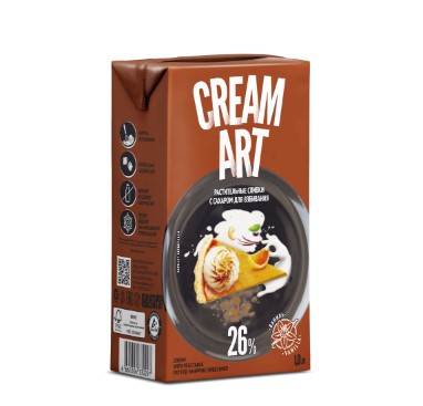 Крем на растит.маслах "CREAMART" с ароматом ваниль 26% (короб 12л)  Крем на растит.маслах "CREAMART" с ароматом ваниль 26% (короб 12л)